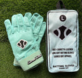 Premium Long Cuff Batting Gloves - Mint