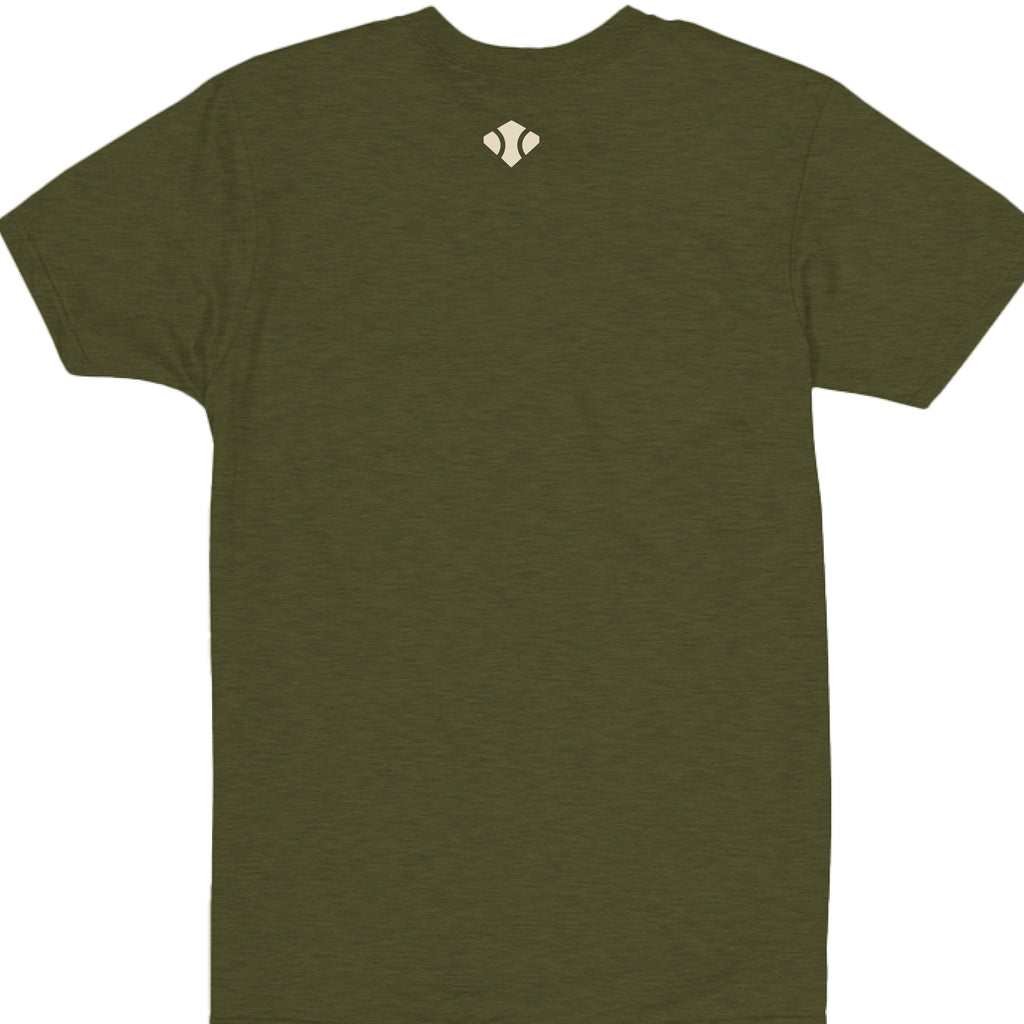 Military Green Heather - BACK
