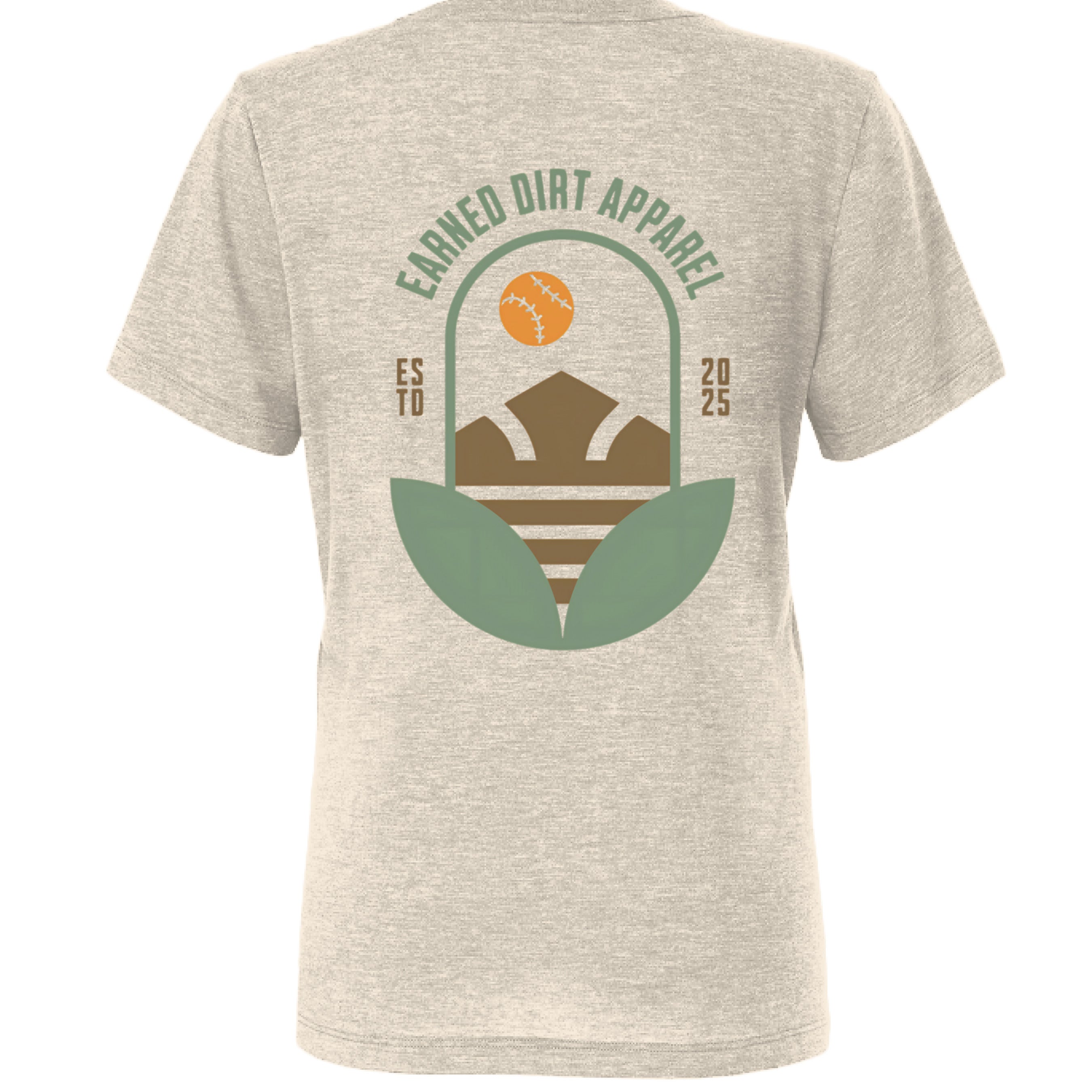 Solid Natural Triblend - BACK